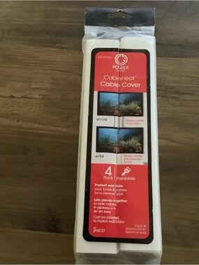 Cableneat White Cable Covers - 4 Pack